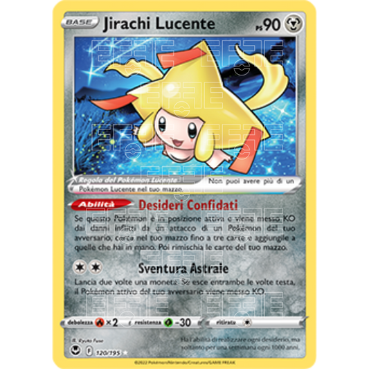 Jirachi Lucente 120-195 (IT) Tempesta Argentata