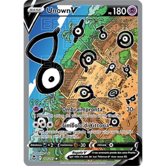 Unown V 177-195 (IT) Tempesta Argentata