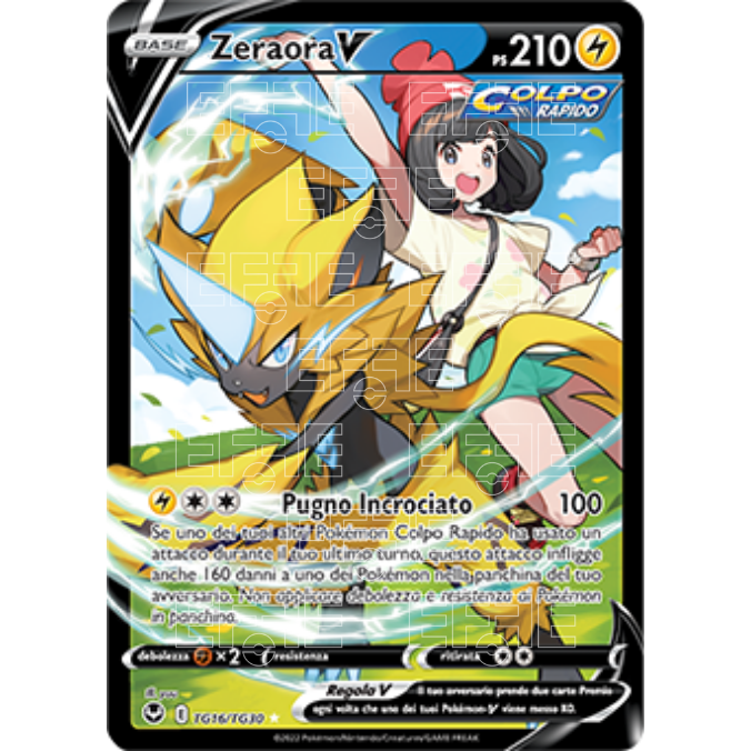 Zeraora V 231-195 TG16 (IT) Tempesta Argentata