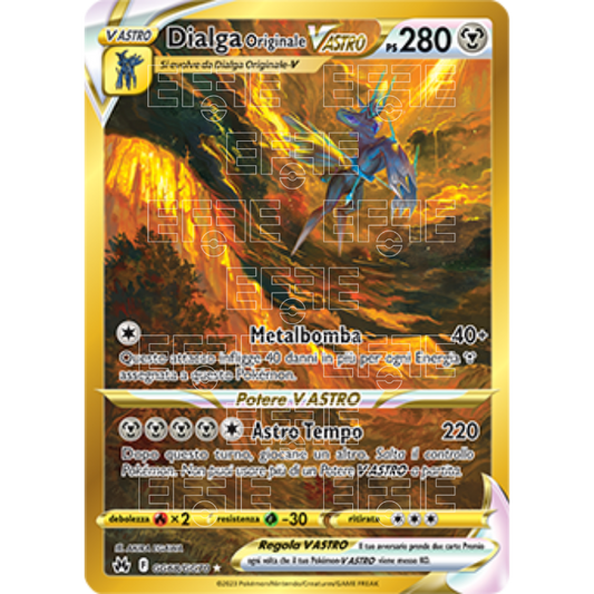 Dialga Originale V ASTRO 228-159 GG68 (IT) Zenit Regale