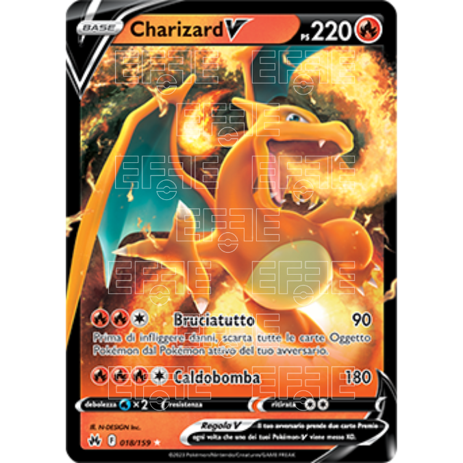 Charizard V 018-159 (IT) Zenit Regale